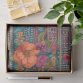 Boho Floral Whimsical Tissuepapier (Geschenk)