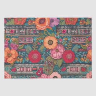 Boho Floral Whimsical Tissuepapier