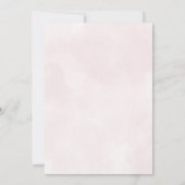 Boho Floral Wild Een Meisje's Eerste Verjaardag Kaart (Achterkant)