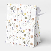 Boho Floral Wildflower | Bedankdoosjes (Achterkant)