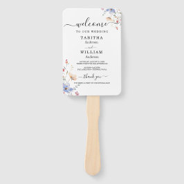 Boho Floral wildflower wedding Invitation Handwaaier