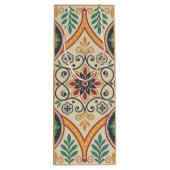 Boho Floral Wine Bag – Warm Sand Accent Wijn Cadeautas (Achterkant)
