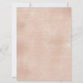 Boho Floral Woodland Pumpkin Baby shower Kaart (Achterkant)