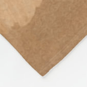 Boho Floral Woven Circle Customizable Fleece Deken (Hoek)