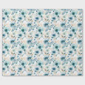 Boho Floral wrapping Paper Cadeaupapier (Vlak)