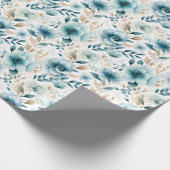 Boho Floral wrapping Paper Cadeaupapier (Hoek)