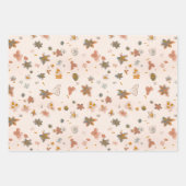 Boho Floral wrapping Paper Sheets (Voorkant 3)