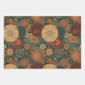 Boho Floral wrapping Paper Sheets (Voorkant 2)