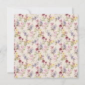 Boho Floral Wreath Botanische Vrijgezellenfeest In Kaart (Achterkant)