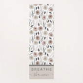 Boho Floral Yoga Mat (Voorkant)