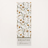Boho Floral Yoga Mat (Voorkant)