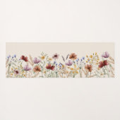 Boho Floral Yoga Mat (Achterkant (horizontaal))