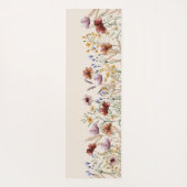 Boho Floral Yoga Mat (Achterkant)