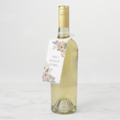 Boho Floral zal je mijn Bridesmaid zijn Flessenhanger (Schuin)