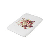 Boho Floral Zee Schildpad Roze Bloesem Badmat (Gekanteld)