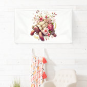 Boho Floral Zee Schildpad Roze Bloesem Spandoek (Insitu)