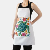 Boho Floral Zee Turtle Schort (Insitu)