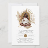 Boho Florals Baby shower Kaart (Voorkant)