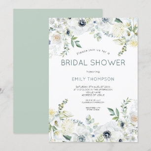 Boho Florals Eucalyptus laat Vrijgezellenfeest ach Kaart