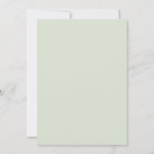 Boho Florals Eucalyptus verlaat virtuele bruiloft Kaart (Achterkant)