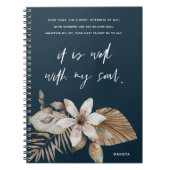 Boho Florals goed met mijn Soul Prayer Journal Notitieboek (Voorkant)