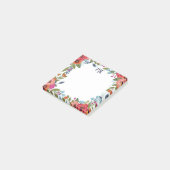 Boho Florals - Monogram Post-it® Notes (Schuin)