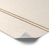 Boho Florals Zitplaatskaart Poster (Hoek)