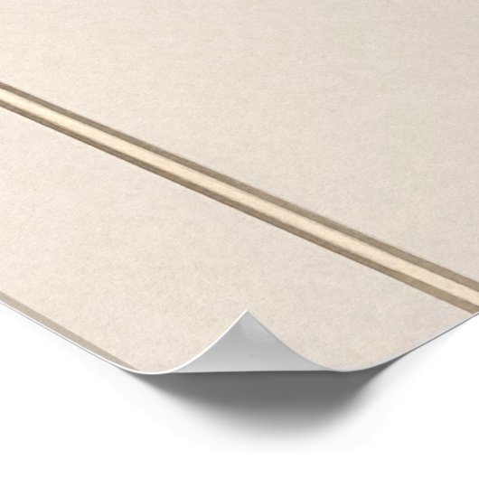 Boho Florals Zitplaatskaart Poster (Hoek)