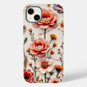 Boho Flower Aanpasbare offerte Case-Mate iPhone Case (Achterkant)