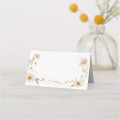 Boho Flower Baby Shower Plaatskaartje (Achterkant)