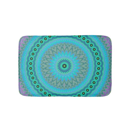 Boho flower badmat (Voorkant)