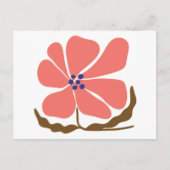Boho flower briefkaart (Voorkant)