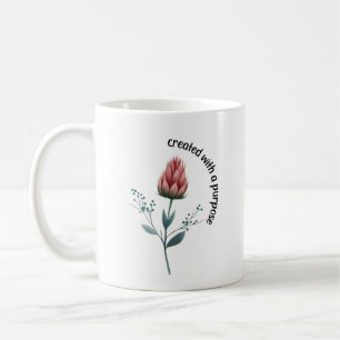 Boho Flower Christelijk Quote Koffiemok