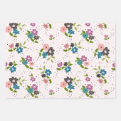 Boho Flower Clusters Inpakpapier Vel (Voorkant)