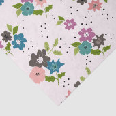 Boho Flower Clusters Tissuepapier (Detail)