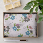 Boho Flower Clusters Tissuepapier (Geschenk)