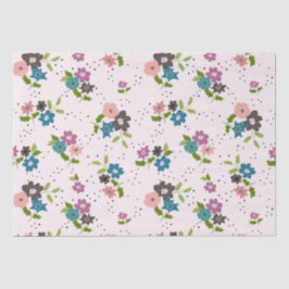 Boho Flower Clusters Tissuepapier