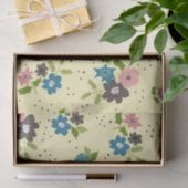 Boho Flower Clusters Tissuepapier (Geschenk)