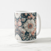 Boho Flower Design 15 oz Classic Mok (Voorkant rechts)