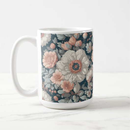Boho Flower Design 15 oz Classic Mok (Links)