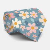 Boho Flower Floral Custom – Elegant Fashion Stropdas (Opgerold)