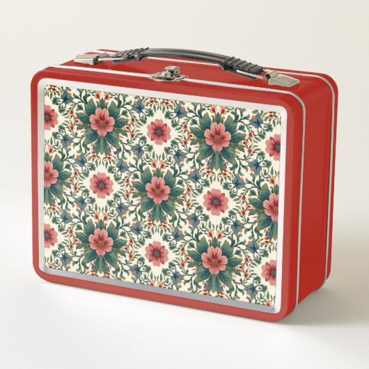 Boho Flower Magic - in tinten groen en roze (Voorkant)