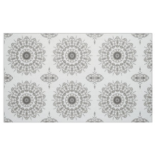 Boho Flower Medallion Fabric Stof