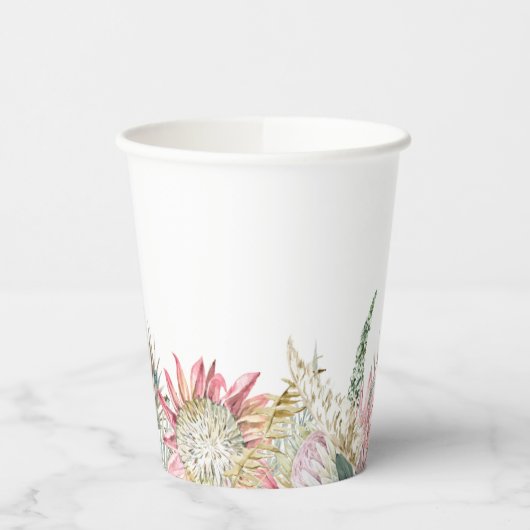 Boho Flower Paper Cup Papieren Bekers (Links)