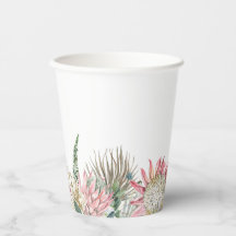 Boho Flower Paper Cup
