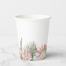 Boho Flower Paper Cup Papieren Bekers