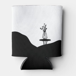 Boho flower pot on table blikjeskoeler