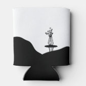 Boho flower pot on table blikjeskoeler (Achterkant)