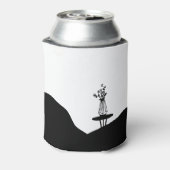 Boho flower pot on table blikjeskoeler (Blikje Achterkant)