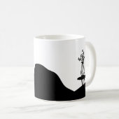 Boho Flower pot on table Koffiemok (Voorkant rechts)